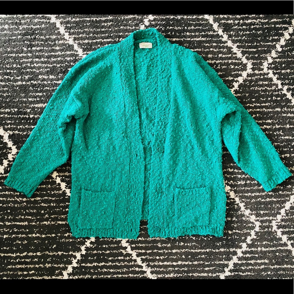 Cozy vintage knit cardigan